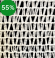Затеняющая сетка, затенение 55%, ширина-2м, длина-50 м.п.(БЕЛАЯ)