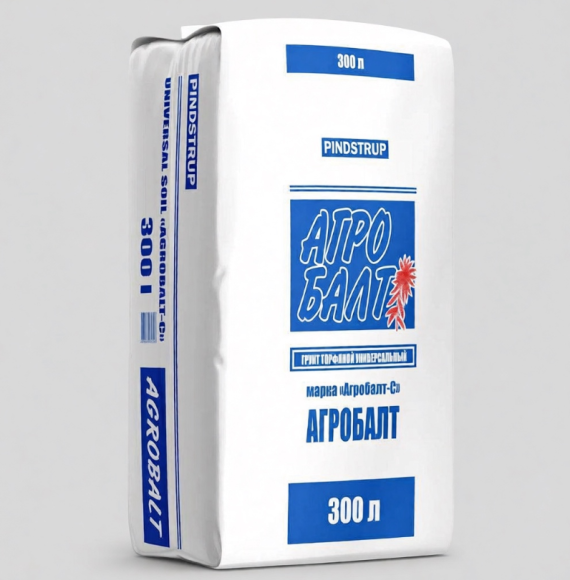 "Агробалт-С" грунт торфяной универсальный 300л, фр 0-10мм , PH 5,5 - 6,5