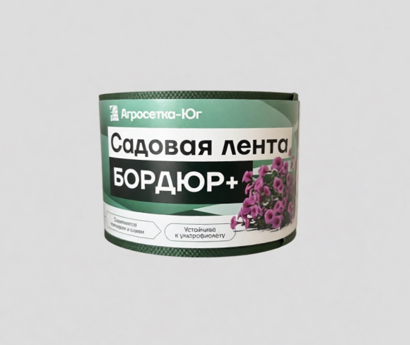 Лента садовая "Бордюр +" 10см*10м.п. (1,2мм) хаки