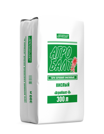 "Агробалт-В" торф низкой степени разложения (кислый) 300 л, фр 0-20мм, PH 3,5 - 4,5