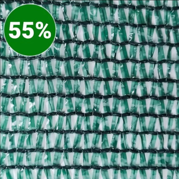 Затеняющая сетка, затенение 55%, размер 3 х 10 метра, (3шт/упак, фасов. с клипсой 27 шт.)