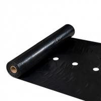 Пленка мульчирующая с перфорацией 15 (Черная), 60мкм х 1,1м х 500м, 28 кг (импорт)