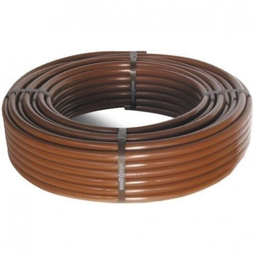 Трубка капельная 16 мм, РС, 2,0 л/ч, шаг 330 мм, стенка 1,1 мм, в бухте 100 м, КОРИЧНЕВАЯ IRRI-GO