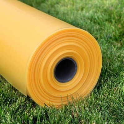 Пленка п/э тепличная 60мкм п/рукав (Жёлтая 2%) 3м (200м.п.) 33 кг