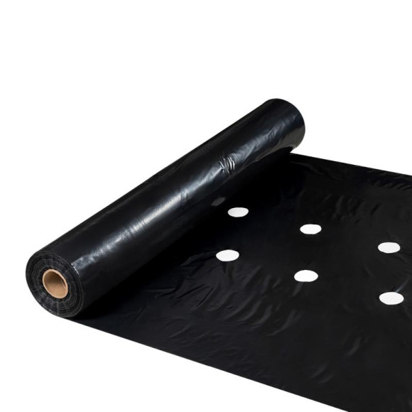 Пленка п/э стаб. многолетняя 60мкм полотно 1,3м (400м.п.), перф. (25 х 27), 30 кг (Десногорск)